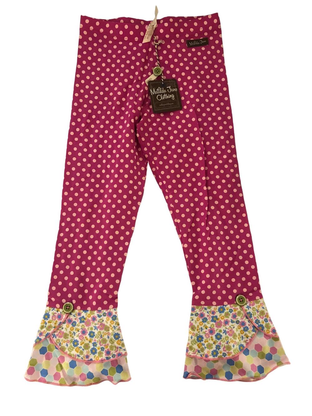 NEW Matilda Jane On Polka Dot Pants Ruffles Dots 10